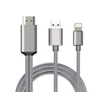 SwiftLand Cable Adaptador Phone HDMI, 1080P HD AV Digital Adaptador para teléfono Phone 11/11 Pro/11 Pro MAX/XR/XS / 8/8 Plus / 7/6 / 5s / 5c / 5 / se, Pad Pro, Pad Air, Mini para iOS 13 y anteriores