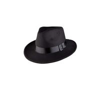 Swifty Cappello Fedora Nero 1920s da Gangster Deluxe Adulti Costume Donna Uomo