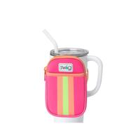 Swig Life Borsa Mega per tazze, borsa per bottiglia d'acqua con tracolla regolabile, marsupio per bottiglia d'acqua con tasca per telefono con cerniera, contiene oggetti essenziali da viaggio,