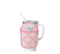 Swig Life Mega borsa per tazza, borsa per bottiglia d'acqua con tracolla regolabile, marsupio per bottiglia d'acqua con tasca per telefono con cerniera, accessori per bicchieri (amore tutti), Love All