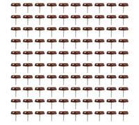 Swiixxer 100 PZ Sedia Mobili da Tavolo Piedini Inferiori Piedini in Plastica Scivoli Skid Nail Mobili per Pavimenti in Legno Protezione Antirumore