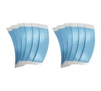 Swiixxer 12 Pezzi Cuciture Nastro per Estensione Dei Capelli Parrucca In Pizzo Nastro Biadesivo Colla Blu Mesh Colla Blu Traspirante per Parrucca