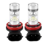 Swiixxer 2X H8 H11 H16 6000K Bianca 100W Fendinebbia LED Ad Alta Potenza Lampadina Guida DRL