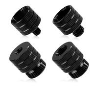 Swiixxer 4 Adattatori per Supporto Microfono, Adattatori Filettati per Microfono da 1/4 Femmina A 5/8, Adattatore A Vite per Microfono, Treppiede per Telecamera