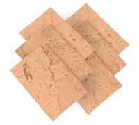 Swiixxer 50PZ Sassofono Collo Foglio di Sughero 2 Mm Soprano Tenore Soprano Sassofono Contralto Collo Naturale Foglio di Sughero Kit Naturale