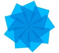 Swiixxer 9PZ Filtro Luce Gel Correzione Colore Sovrapposizioni Colorate Filtro Gel Illuminazione Pellicola per Film, Video, Foto, Palcoscenico (Blu)