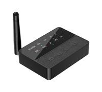 Swiixxer Adattatore Bluetooth 5.3 Trasmettitore Ricevitore Stereo Wireless Aux R/L da 3,5 mm Trasmettitore USB 2in1 Trasmettitore Audio HiFi al Vecchio Amplificatore