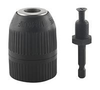 Swiixxer Adattatore per Mandrino Trapano Mandrino Autoserrante da 1/2 Pollice per Attacco Rapido per Avvitatore un Impatto