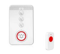 Swiixxer Allarme di Emergenza con Pulsante SOS per Anziani 4G LTE GSM per Assistenza Agli Anziani Versione Europea