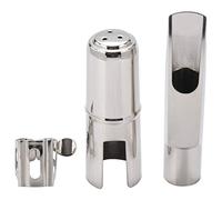 Swiixxer Bocchino per Sassofono Contralto in Nichelato Rame Bocca Misura 6c 7c per Musica Jazz Classica