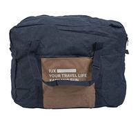 Swiixxer Borsa da uomo blu impermeabile per cosmetici Borsa da nel nylon di grande capacità da viaggio pieghevoli Organizer per bagagli un mano