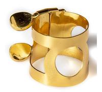 Swiixxer Chiusura per Legatura del Sax Contralto, Doppia Vite, Legatura In per Bocchino per Sassofono, Durevole, Facile da Installare