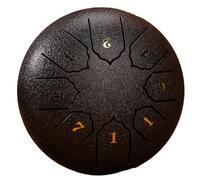 Swiixxer da da 6 Pollici con Suono A 8 Toni Strumento A Percussione per da per Esterni Meditazione Yoga Nero Esclusivo