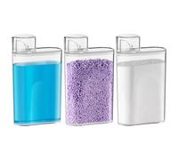 Swiixxer Dispenser di Detersivo per Bucato da 3 Pezzi, Organizer per Detersivo per Bucato, per L'Organizzazione Della Lavanderia.