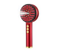Swiixxer EMS Vibration Scalp Massage Pettine Nano Atomized Portatile Rosso Blu Luce Follicolo Pettine Massaggiatore Anti Perdita