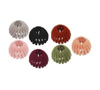 Swiixxer Fermacapelli con D' - Creatore di Chignon Espandibile Accessori per Capelli per Donne Porta Coda di Clip per Chignon Floccaggio