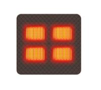 Swiixxer Fornisce Cuscino del Alimentato Tramite USB Cuscino per Sedia Riscaldato Portatile+Controllo Intelligente della Temperatura per la Casa da S+B Facile da Installare Facile da