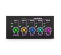 Swiixxer -MH400 Mini Mixer A 4 Canali A Bassissimo Rumore Mini Mixer Stereo Dispositivo di Uscita Mixer Microfono Mixer per Chitarra Spina UE