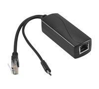 Swiixxer Micro-USB Poe Splitter 48V a 5V2A / 3A Mini USB Alimentatore Standard Nazionale con Ricarica per Smartphone