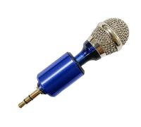 Swiixxer Microfono per Registrazione Video Mini Microfono A Condensatore per Registrazione Intervista Vlog per Fotocamera Reflex Blu