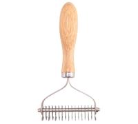 Swiixxer per Toelettatura per Animali Domestici, Rastrello per Sottopelo Un 2 Lati per Cani e Gatti, Pettine Antimacchia Sicuro e Strumento per Eliminare Arruffati/Grovigli