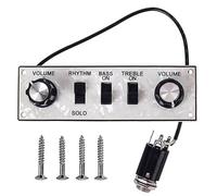 Swiixxer Piastra di Controllo Larghezza Precablata Interruttore Caricato Cablaggio Circuito per Chitarra Accessori per Strumenti A Corda