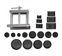 Swiixxer Pressa per Cassa 'Orologio da Tavolo 18 Stampi Orologio Fronte Retro Coperchio Cassa Pressore a Vite Chiudi Strumenti del Kit di Riparazione per Orologiai