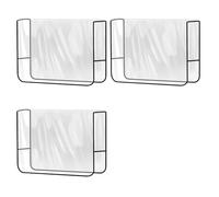 Swiixxer Protezioni per Sedie da Salone, Coprisedili Trasparenti Quadrati per Sedie da Parrucchiere Adatti Alla Maggior Parte Delle Sedie Standard (Set da 3)