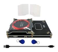 Swiixxer Proxmark3 Easy V3.0 RDV4 da 512k Aggiornato ID Memoria M1 IC Lettore di Schede RFID Integrato Decodificatore Decodificatore Antenna Integrato