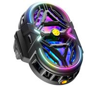 Swiixxer Radiatore per Telefono Cellulare con Luci A LED, Radiatore Ricaricabile per Smartphone per Giochi, Registrazione Video in Streaming Live