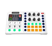 Swiixxer Scheda Audio Live per Studio di Registrazione Interfaccia Mixer Musicale con Audio per Live Mobile Phone PC, Facile da Usare e di Ottima Fattura.