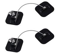 Swiixxer Serrature per Armadietti per Frigoriferi, Serrature per Frigoriferi con Chiavi Serrature di Sicurezza per Bambini per Elettrodomestici