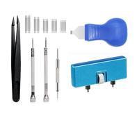 Swiixxer Set di 26 Pezzi per la Sostituzione Delle Batterie Degli Orologi Kit di Riparazione per Orologi Strumento per la Rimozione del Fondello 'Orologio Apertura Della Cassa 'Orologio Leva