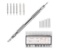 Swiixxer Set di Utensili per Bar con 6 Punte Extra per Cinturini per Orologi Fascette per Cinturini, Kit di Riparazione, 72Pz per Orologi