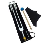 Swiixxer Set Diapason, OTTO32HZ Diapason con Base per la Guarigione Dei Chakra, la Terapia del Suono, per Mantenere la di Corpo, Mente e