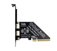 Swiixxer SFF 8611 e 8612 Scheda Adattatore PCie 4.0 X8 A Oculink Supporta Convertire SFF-8639 U.2 SSD Scheda di Espansione A 2 Porte
