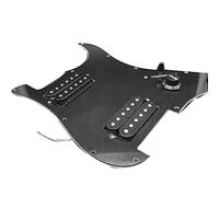 Swiixxer SQ Chitarra Elettrica Caricata Scratchplate Precablato Pezzi di Ricambio Accessori Battipenna per Chitarra Pickguard per Chitarra Elettrica Pickup Assembly Nero