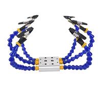 Swiixxer Stazione di Saldatura con Morsetto da Tavolo con Morsa da Banco con 6 Pezzi di Supporto per da Saldare con Supporto per Saldatura PCB