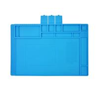 Swiixxer Tappetino In Silicone per Stazione di Saldatura, Riparazione di Dimensioni, Computer, Banco di, Manutenzione, Anti-Saldatura Statica Mobile, Resistente
