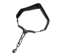 Swiixxer Tracolla per Sassofono Regolabile Doppia Tracolla per Sassofono Imbracatura per Strumenti Musicali Accessori per Sassofono Nero