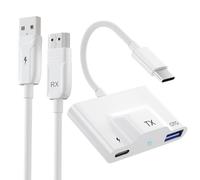 Swiixxer Trasmettitore e Ricevitore Wireless Compatibile, Streaming Video/Audio su TV/Proiettore/Monitor per Smartphone