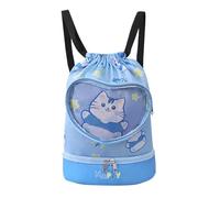 Swim Backpack Kids,Waterproof Swimming Beach Backpack | Lightweight Cartoon Drawstring Dry Wet Separated Po Ol A Breathability Confoccessories For Gym Travel School Use Activities Beach Camping Sports