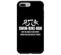 SWIM BIKE RUN Triatleta Perché essere bravi in uno sport? Triathlon Custodia per iPhone 7 Plus/8 Plus