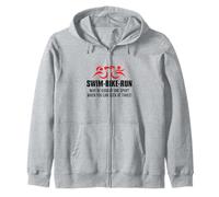 Swim Bike Run Triatleta perché Essere bravi in Uno Sport? Triathlon Felpa con Cappuccio