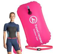 Swim Buoy for Open Water Swim Safety - Float and Drybag Swimming Pool Buoy