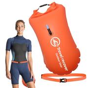 Swim Buoy Open Water, Visible Float Safe Training, 19,69 x 13,78 inch Adjustable & Waist Belt Dry Bag, Large for Adults, Swimming Pool Safety Floatation Gear and Visible Crucial