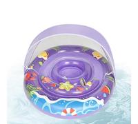 Swim Float, anello da nuoto gonfiabile per bambini, con canopy rimovibile, anti-supporto, per bambini da 0 a 3 anni, per piscina e spiaggia