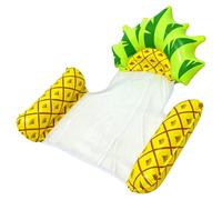 Swim Float - Colorful Fruit Pattern Lounger, Foldable Water Relaxation Chair with Sturdy Inflated Cushion Buoyant Support Feature, Ideal for Pool Beach Lake River Garden Outdoor