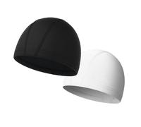 Swim Hat - 2 pezzi elastico traspirante impermeabile Cap | Swimming Pool Cap, Water Resistant Swim Caps, for Women Men Kids Pool Beach Boy Girl Hiking Fishing Travel Vacation Outdoor Sports Summer