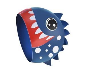 Swim Hats For Kids - Shark Silicone Waterproof Swim Cap, Non Slip Stretchable Bathing Hat | Beach Outdoor Pool Accessory, Keeps Hair Dry | Kids Swimming Sports Gear Children Bathing Cap